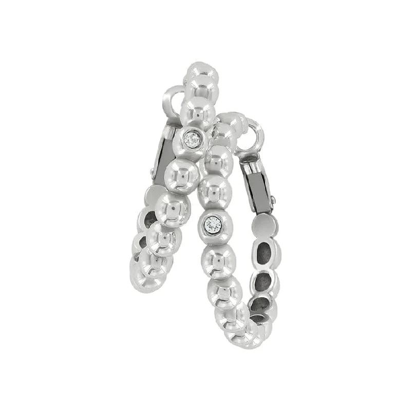 Women's Earrings – Elegant Designs for Every Personality--Twinkle Granulation Medium Hoops