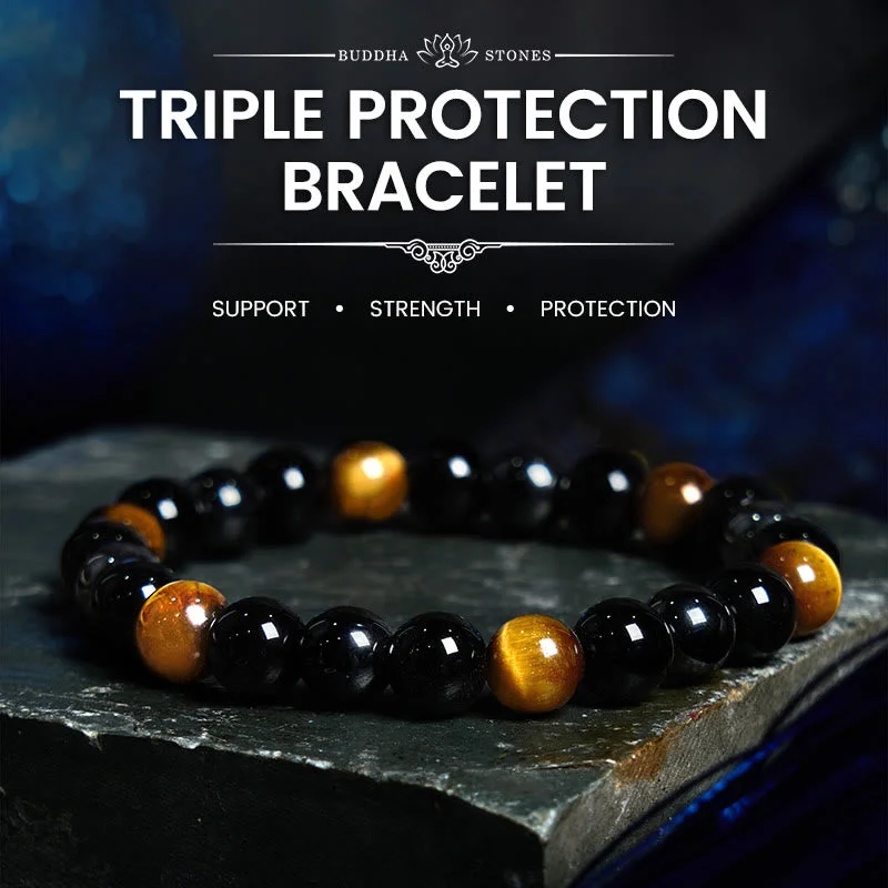 Personalized Bracelets for Men-Buddha Stones Natural Tiger's Eye Obsidian Hematite Positive Powerful Bracelet Personalized Bracelets for Men-Buddha Stones Natural Tiger's Eye Obsidian Hematite Positive Powerful Bracelet