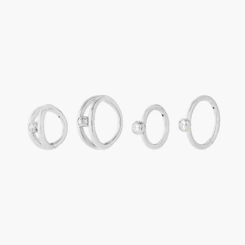 Silver/Clear
