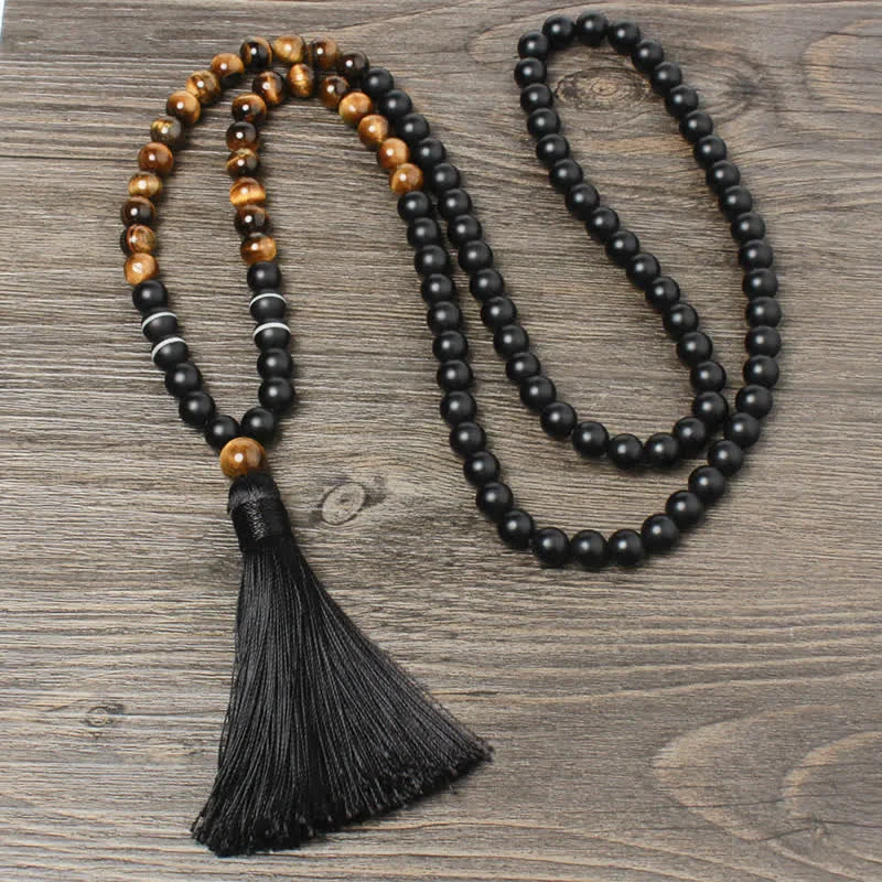 Shop Classic Women's Necklaces & Pendants with a Modern Twist-Buddha Stones Black Onyx Tiger Eye Fortune Bracelet Tassel Necklace Pendant Shop Classic Women's Necklaces & Pendants with a Modern Twist-Buddha Stones Black Onyx Tiger Eye Fortune Bracelet Tassel Necklace Pendant