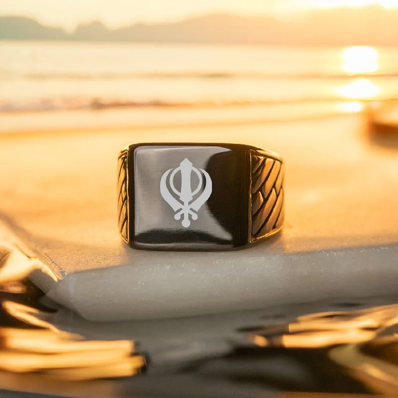 Top Men's Rings – Crafted for Every Style  Khanda Hercules Ring