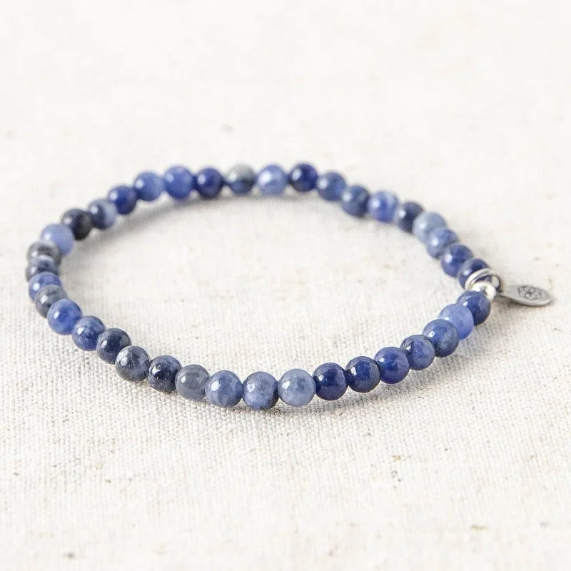 Casual Bangles for Women-Sodalite Energy Bracelet