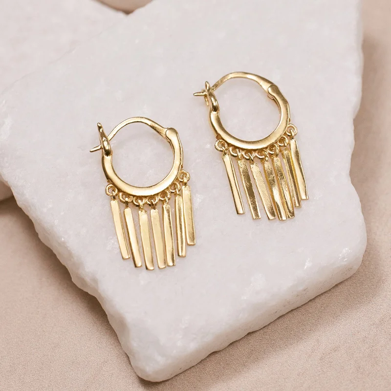 Women's Earrings – Elegant Designs for Every Personality--Fringe Huggies
