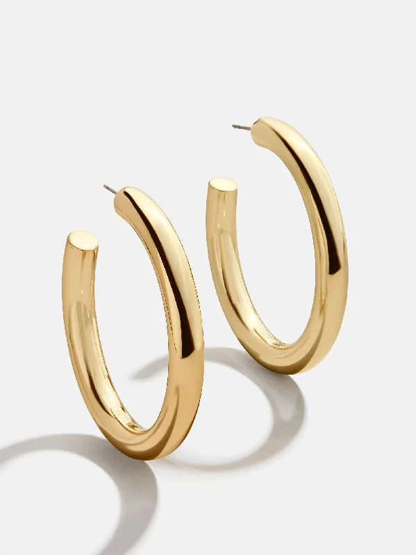 Women's Earrings – Elegant Designs for Every Personality--Dalilah Hoops - Large