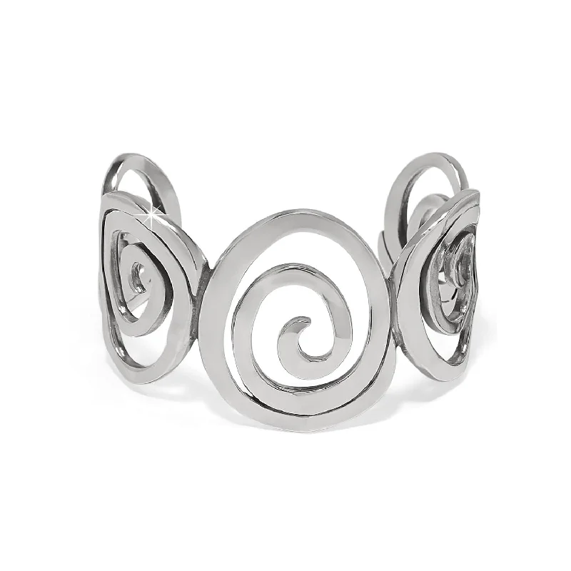 Women's Bangles with Custom Engraving-Vertigo Vibe Flex Cuff