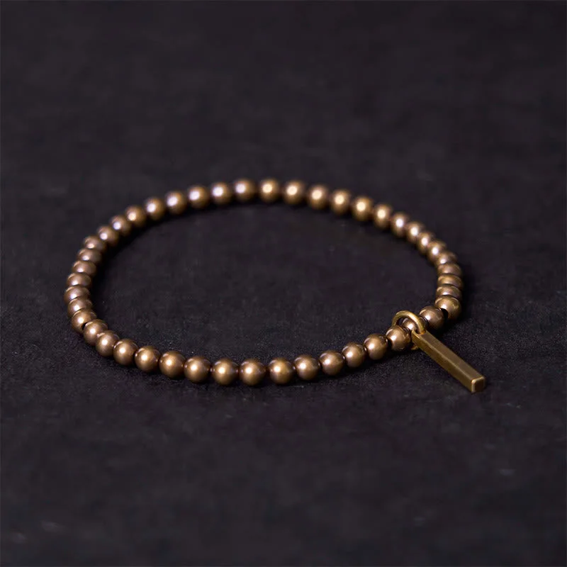 Lightweight Bangles for Women-Buddha Stones Pure Copper Brass Beads Self Care Healing Bracelet Lightweight Bangles for Women-Buddha Stones Pure Copper Brass Beads Self Care Healing Bracelet