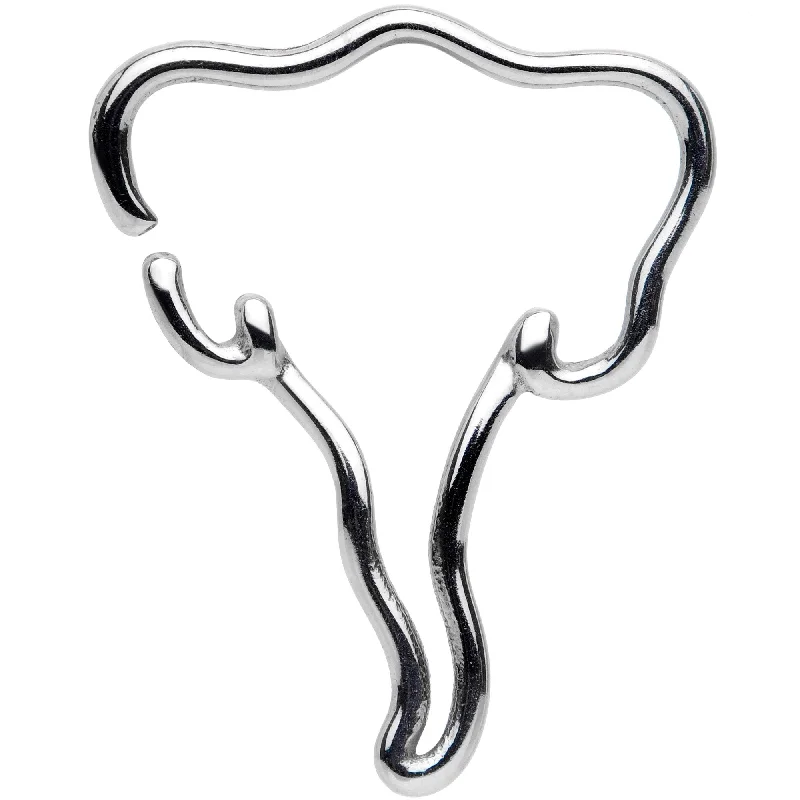 Women's Earrings – Elegant Designs for Every Personality--18 Gauge The Endless Elephant Closure Ring Women's Earrings – Elegant Designs for Every Personality--18 Gauge The Endless Elephant Closure Ring