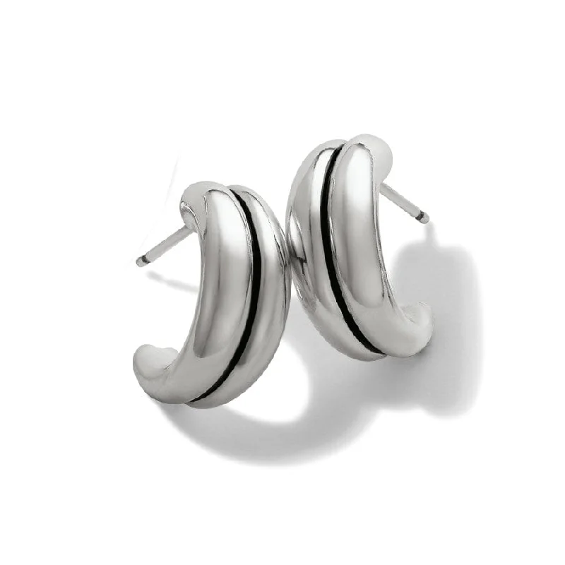 Women's Earrings – Elegant Designs for Every Personality--Pretty Tough Groove Post Hoop Earrings Women's Earrings – Elegant Designs for Every Personality--Pretty Tough Groove Post Hoop Earrings