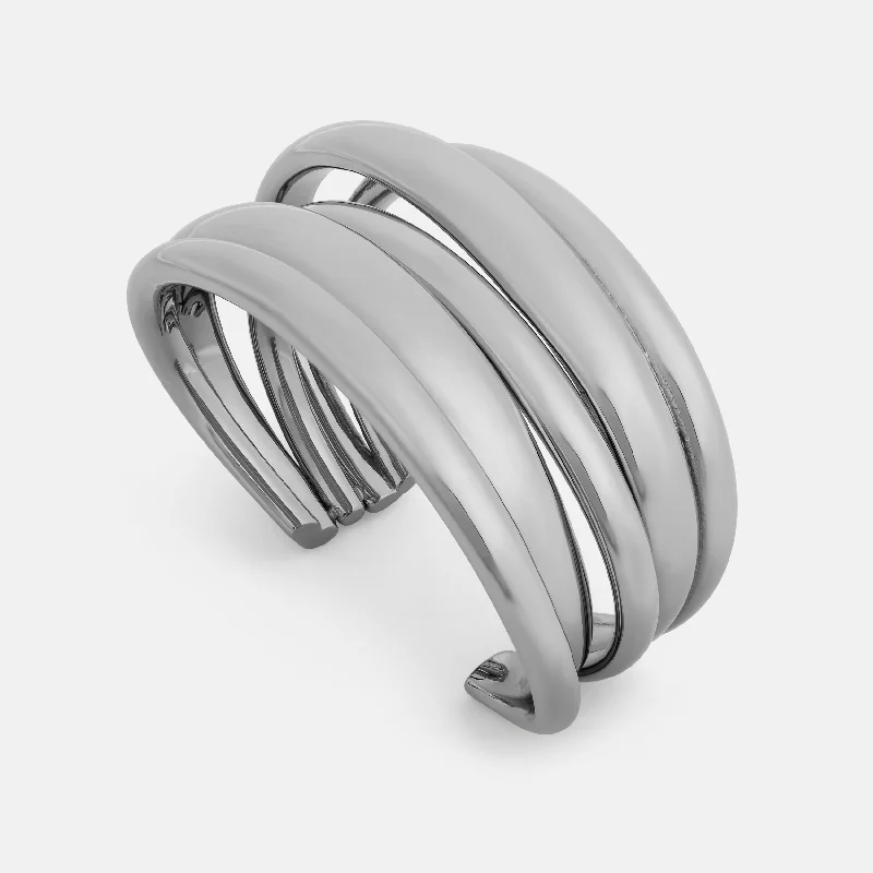 Men's Bracelets with Engraved Initials-Orbit x Amanda Steele