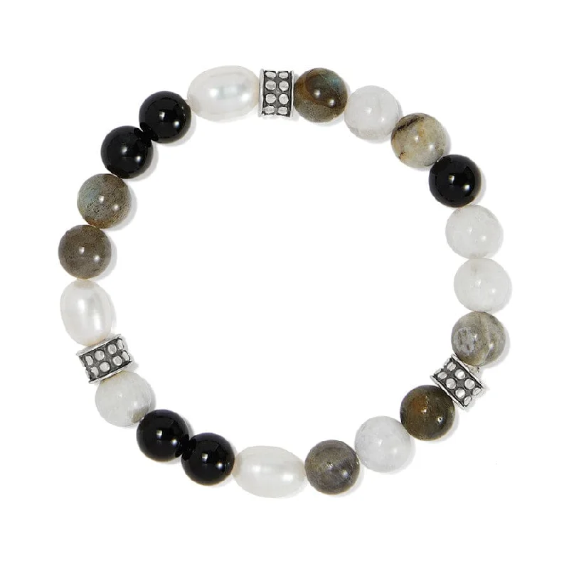 Bangles for Women with Unique Patterns-Pebble Luna Stretch Bracelet