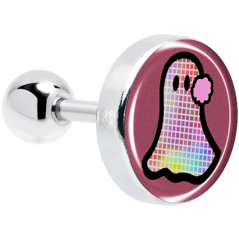 Women's Earrings – Elegant Designs for Every Personality--16 Gauge 1/4 Disco Spirit Ghost Tragus Cartilage Earring Women's Earrings – Elegant Designs for Every Personality--16 Gauge 1/4 Disco Spirit Ghost Tragus Cartilage Earring