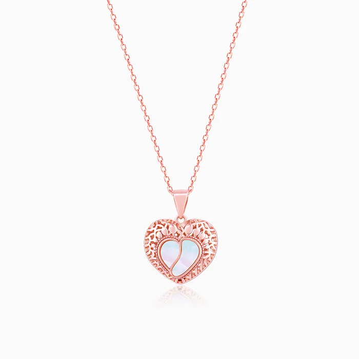 Shop Classic Women's Necklaces & Pendants with a Modern Twist-Rose Gold Footprint Pendant With Link Chain Shop Classic Women's Necklaces & Pendants with a Modern Twist-Rose Gold Footprint Pendant With Link Chain