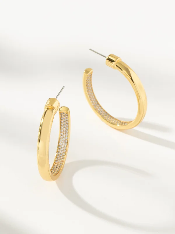 Women's Earrings – Elegant Designs for Every Personality--Closer Look Hoops