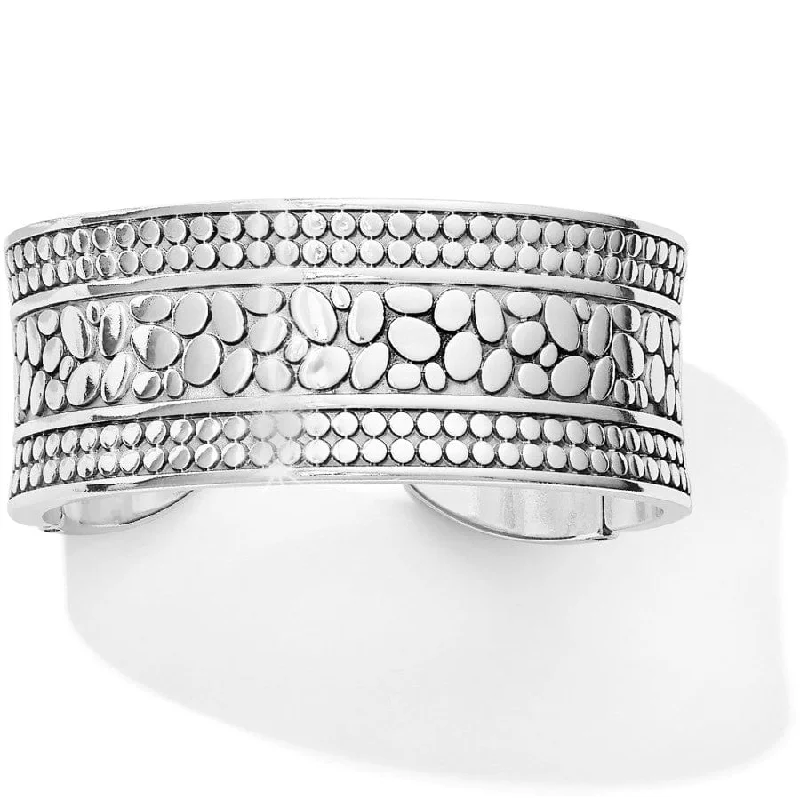 Stylish Bangles for Women with Gemstone Detail-Pebble Double Hinged Bangle