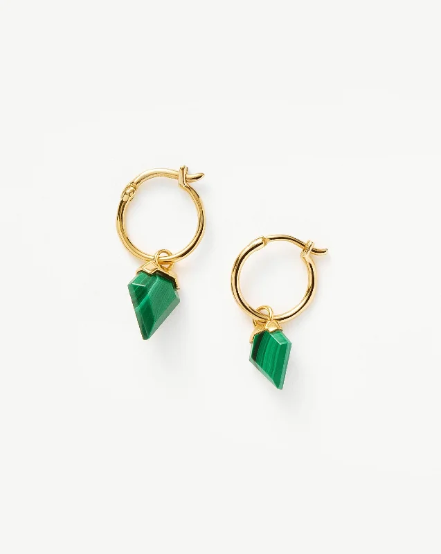 Women's Earrings – Elegant Designs for Every Personality--Mini Shield Hoop Earrings