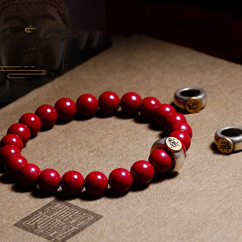 Gold and Silver Bangles for Women-Buddha Stones Chinese Zodiac Natal Buddha Cinnabar Protection Bracelet Gold and Silver Bangles for Women-Buddha Stones Chinese Zodiac Natal Buddha Cinnabar Protection Bracelet