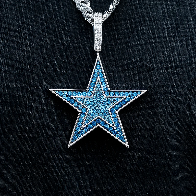Exclusive Men's Necklaces & Pendants for the Modern Gentleman-Dallas Cowboys Official NFL Large Pendant Exclusive Men's Necklaces & Pendants for the Modern Gentleman-Dallas Cowboys Official NFL Large Pendant