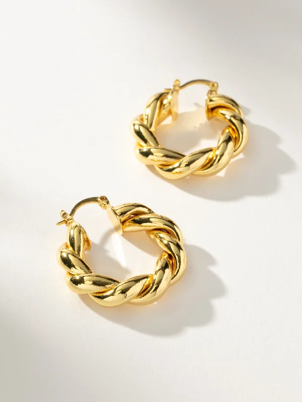 Women's Earrings – Elegant Designs for Every Personality--Roped Hoops