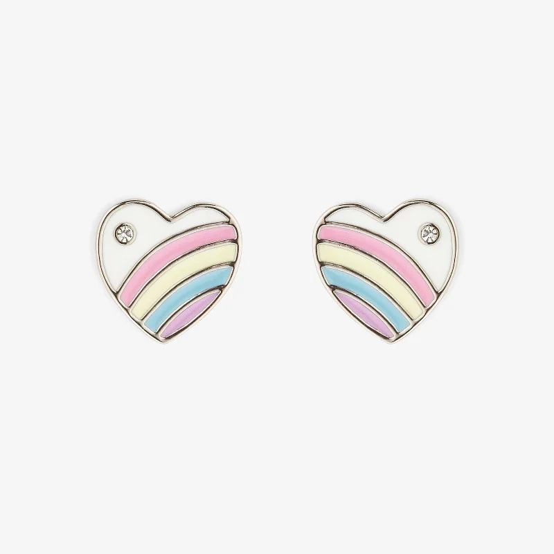 Women's Earrings – Elegant Designs for Every Personality--Pastel Vintage Heart Stud Earrings Women's Earrings – Elegant Designs for Every Personality--Pastel Vintage Heart Stud Earrings