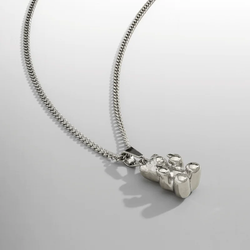 Exclusive Men's Necklaces & Pendants for the Modern Gentleman-Offensive Bear (Silver) Exclusive Men's Necklaces & Pendants for the Modern Gentleman-Offensive Bear (Silver)