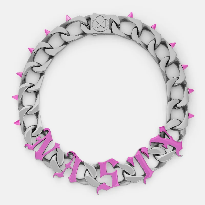 Stainless Steel / Pink