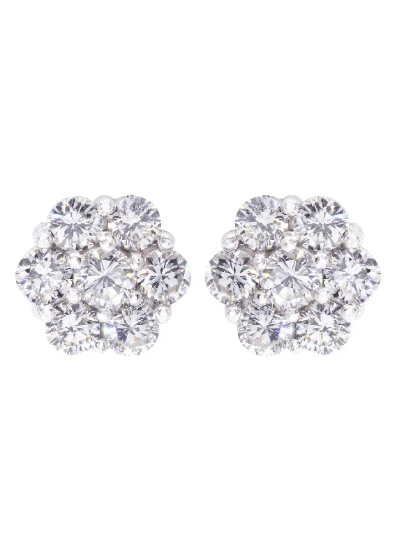 Shop Durable Men's Earrings for Everyday Wear-Stud Diamond Earrings For Men Illusion Set | 14K White Gold | 0.89 Carats Shop Durable Men's Earrings for Everyday Wear-Stud Diamond Earrings For Men Illusion Set | 14K White Gold | 0.89 Carats