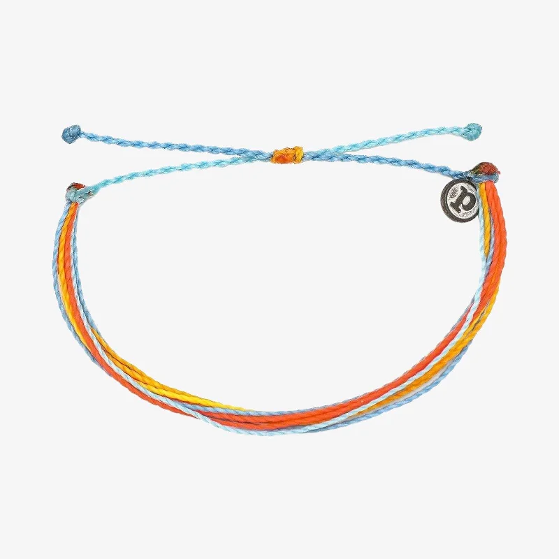 Unique Wedding Cuff Bangles for Women-Citrus Surfline Bracelet