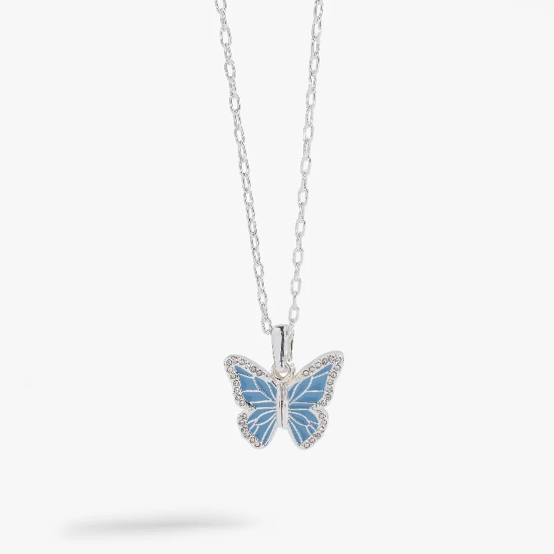 Shop Classic Women's Necklaces & Pendants with a Modern Twist-Butterfly Mantra Necklace Shop Classic Women's Necklaces & Pendants with a Modern Twist-Butterfly Mantra Necklace