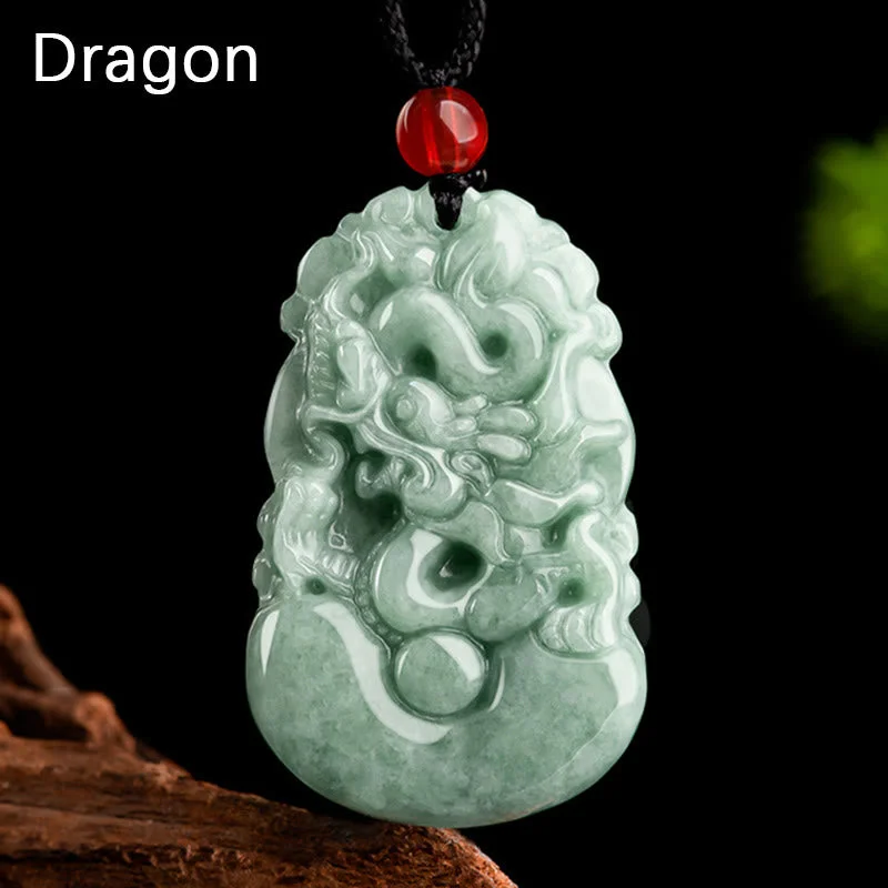 Shop Classic Women's Necklaces & Pendants with a Modern Twist-Buddha Stones Natural Green Jade 12 Chinese Zodiac Luck Prosperity Necklace Pendant Shop Classic Women's Necklaces & Pendants with a Modern Twist-Buddha Stones Natural Green Jade 12 Chinese Zodiac Luck Prosperity Necklace Pendant