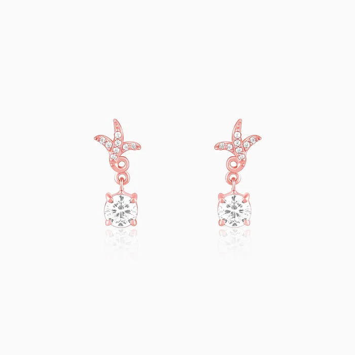Women's Earrings – Elegant Designs for Every Personality--Rose Gold Twigs of Twinkle Earrings Women's Earrings – Elegant Designs for Every Personality--Rose Gold Twigs of Twinkle Earrings