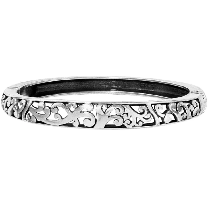 Personalized Gold Wedding Bangles for Women-Elora Hinged Bangle