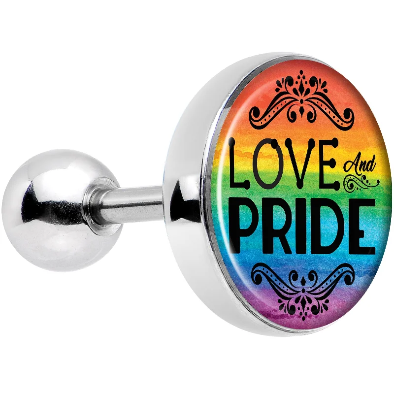 Women's Earrings – Elegant Designs for Every Personality--Rainbow Love and Pride Tragus Cartilage Earring