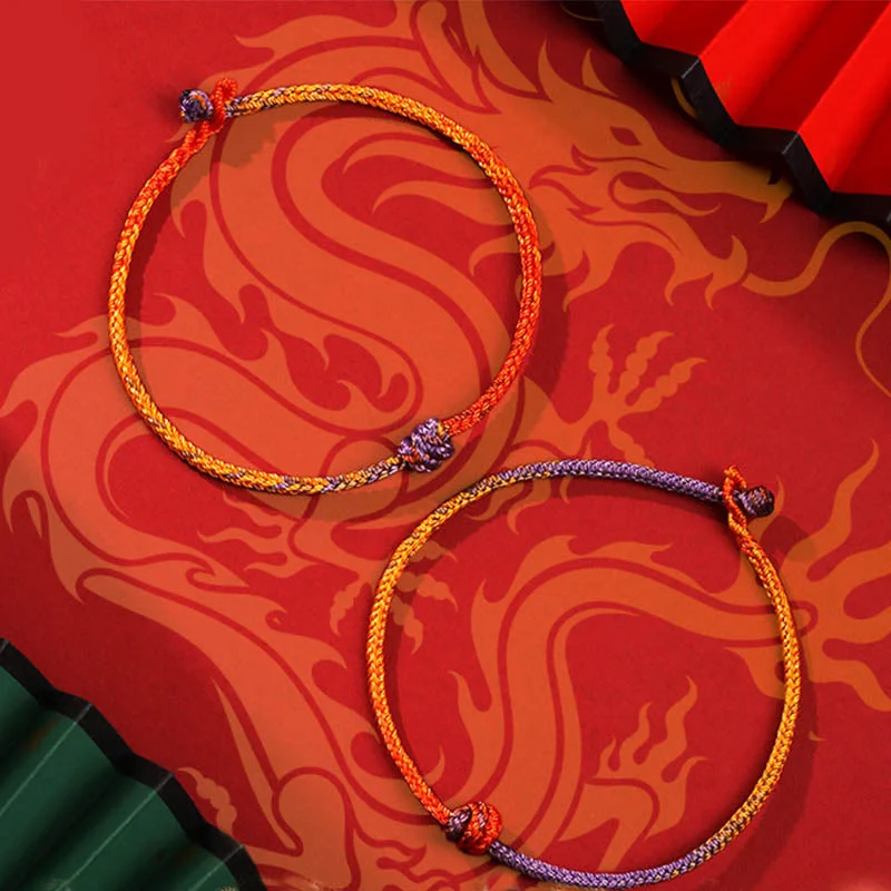 Statement Bracelets for Men-Buddha Stones Handcrafted Colorful Purple Gold Red Braid Rope Bracelet Statement Bracelets for Men-Buddha Stones Handcrafted Colorful Purple Gold Red Braid Rope Bracelet