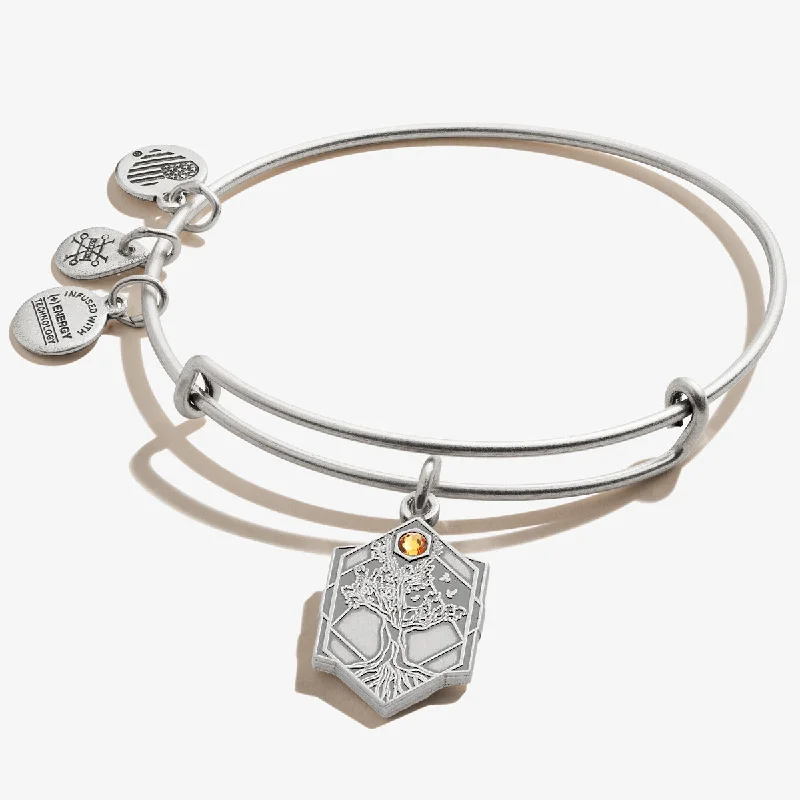 Gold and Silver Bangles for Women-Tree of Life Charm Bangle