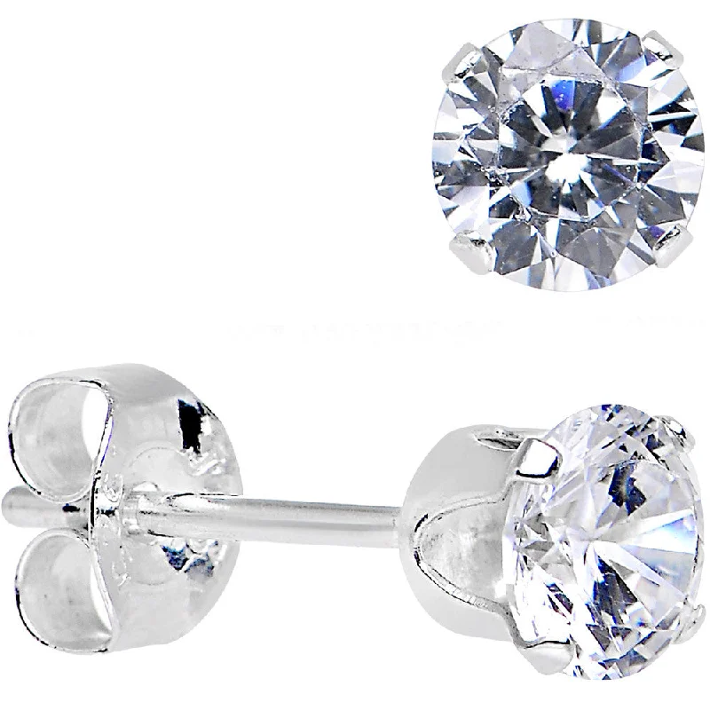 Women's Earrings – Elegant Designs for Every Personality--925 Sterling Silver 2mm CZ Round Stud Earrings Women's Earrings – Elegant Designs for Every Personality--925 Sterling Silver 2mm CZ Round Stud Earrings