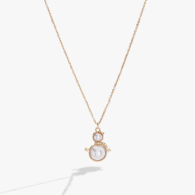 Shop Classic Women's  Necklaces & Pendants with a Modern Twist-Snowwoman Necklace