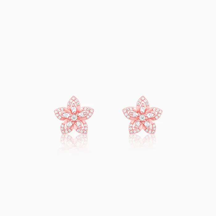 Women's Earrings – Elegant Designs for Every Personality--Rose Gold Viola Earrings