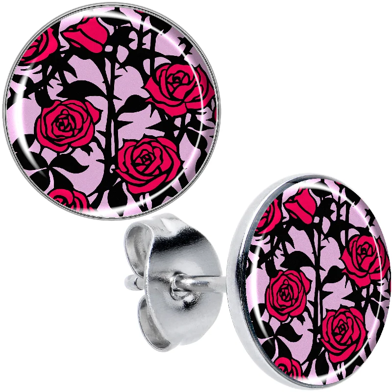 Women's Earrings – Elegant Designs for Every Personality--Blossom Creation Floral Love of Roses Stud Earrings Women's Earrings – Elegant Designs for Every Personality--Blossom Creation Floral Love of Roses Stud Earrings