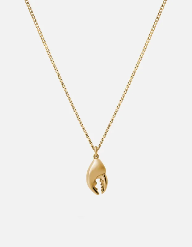 Exclusive Men's Necklaces & Pendants for the Modern Gentleman-Lobster Claw Necklace, Gold Vermeil Exclusive Men's Necklaces & Pendants for the Modern Gentleman-Lobster Claw Necklace, Gold Vermeil