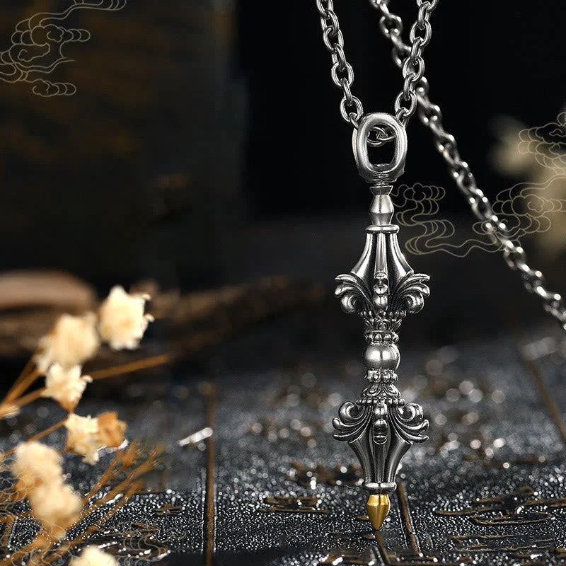 Shop Classic Women's Necklaces & Pendants with a Modern Twist-Buddha Stones 925 Sterling Silver Dorje Vajra Enlightenment Strength Necklace Chain Pendant Shop Classic Women's Necklaces & Pendants with a Modern Twist-Buddha Stones 925 Sterling Silver Dorje Vajra Enlightenment Strength Necklace Chain Pendant