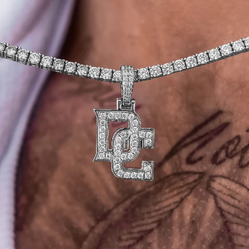 Leather Wrap Bracelets for Men-Washington Nationals Official MLB Micro Logo Pendant