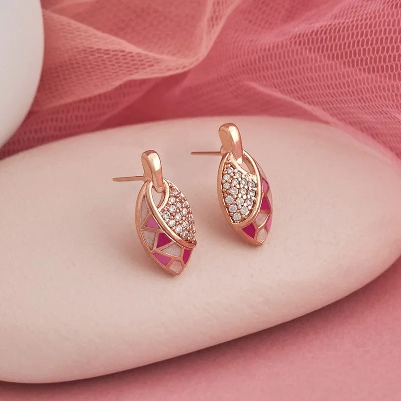 Women's Earrings – Elegant Designs for Every Personality--Meenakari Zircon Earring 169726