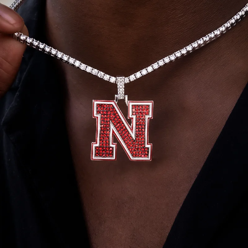 Exclusive Men's Necklaces & Pendants for the Modern Gentleman-Nebraska Cornhuskers Official NCAA Logo Pendant Exclusive Men's Necklaces & Pendants for the Modern Gentleman-Nebraska Cornhuskers Official NCAA Logo Pendant