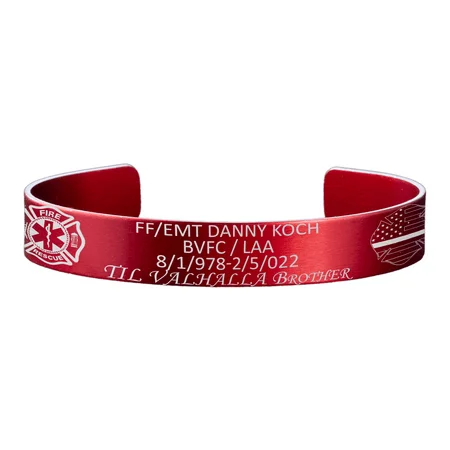 Vintage Bracelets for Men-Daniel J. Koch Memorial Band – Hosted by the Koch Family