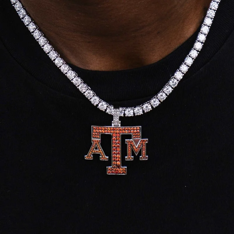 Exclusive Men's Necklaces & Pendants for the Modern Gentleman-Texas A&M Aggies Official NCAA Logo Pendant Exclusive Men's Necklaces & Pendants for the Modern Gentleman-Texas A&M Aggies Official NCAA Logo Pendant