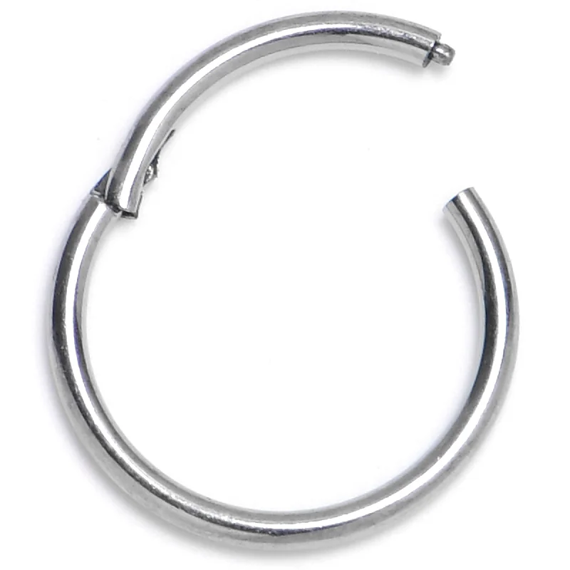 Women's Earrings – Elegant Designs for Every Personality--20 Gauge 5/16 ASTM F-136 Titainum Percision Hinged Segment Hoop Women's Earrings – Elegant Designs for Every Personality--20 Gauge 5/16 ASTM F-136 Titainum Percision Hinged Segment Hoop