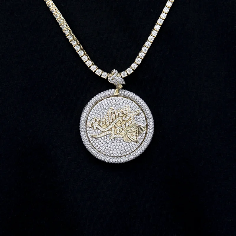Exclusive Men's Necklaces & Pendants for the Modern Gentleman-Official Rolling Loud Spinner Pendant Exclusive Men's Necklaces & Pendants for the Modern Gentleman-Official Rolling Loud Spinner Pendant