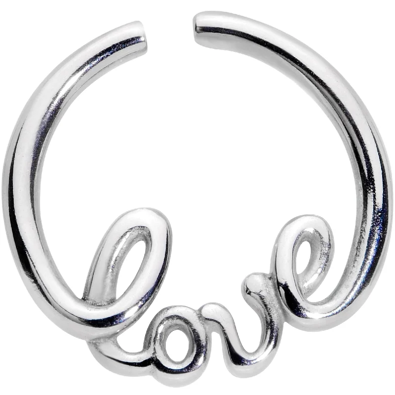 Lip Rings for Effortless Beauty16 Gauge 5/16 Love Your Piercing Seamless Circular Ring