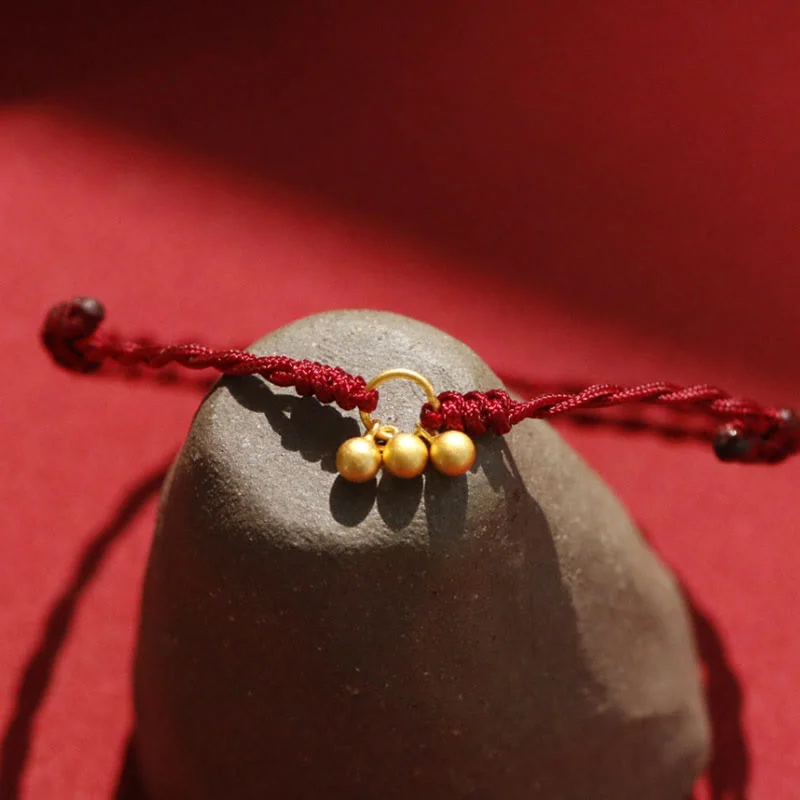 Men's Charm Bracelets-Buddha Stones 925 Sterling Silver Gold Plated Luck Red String Bracelet Men's Charm Bracelets-Buddha Stones 925 Sterling Silver Gold Plated Luck Red String Bracelet