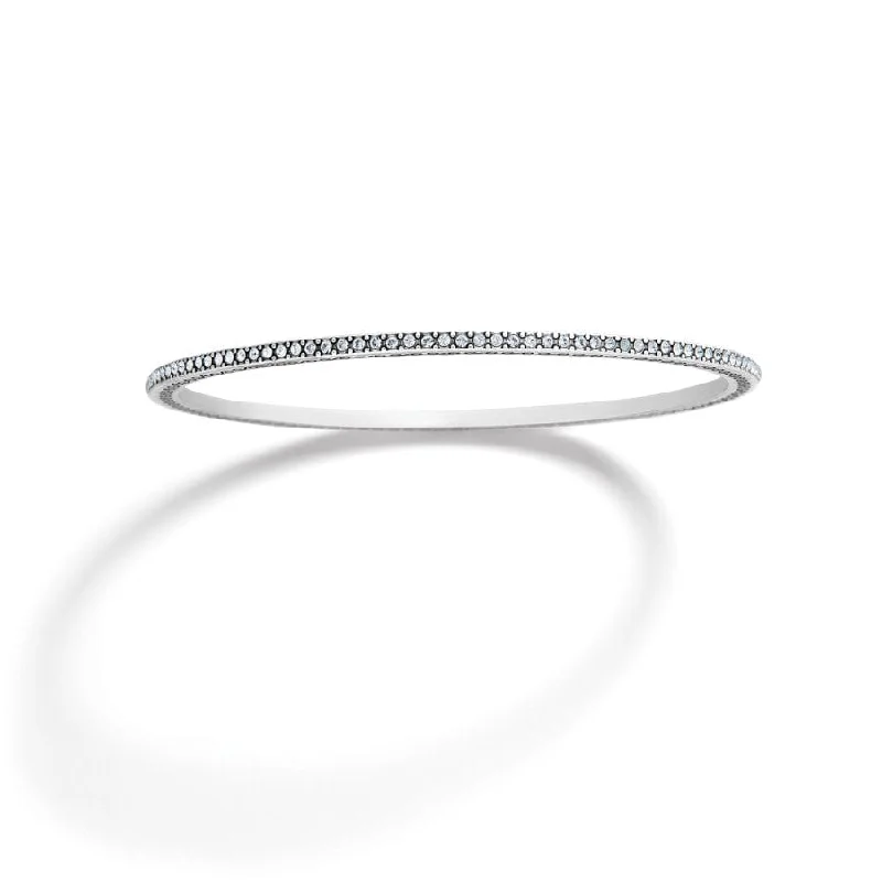 Personalized Gemstone Bangles for Women-Meridian Thin Bangle